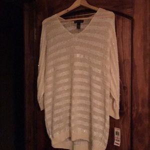 INC Pullover 3/4 length sleeve Sweater